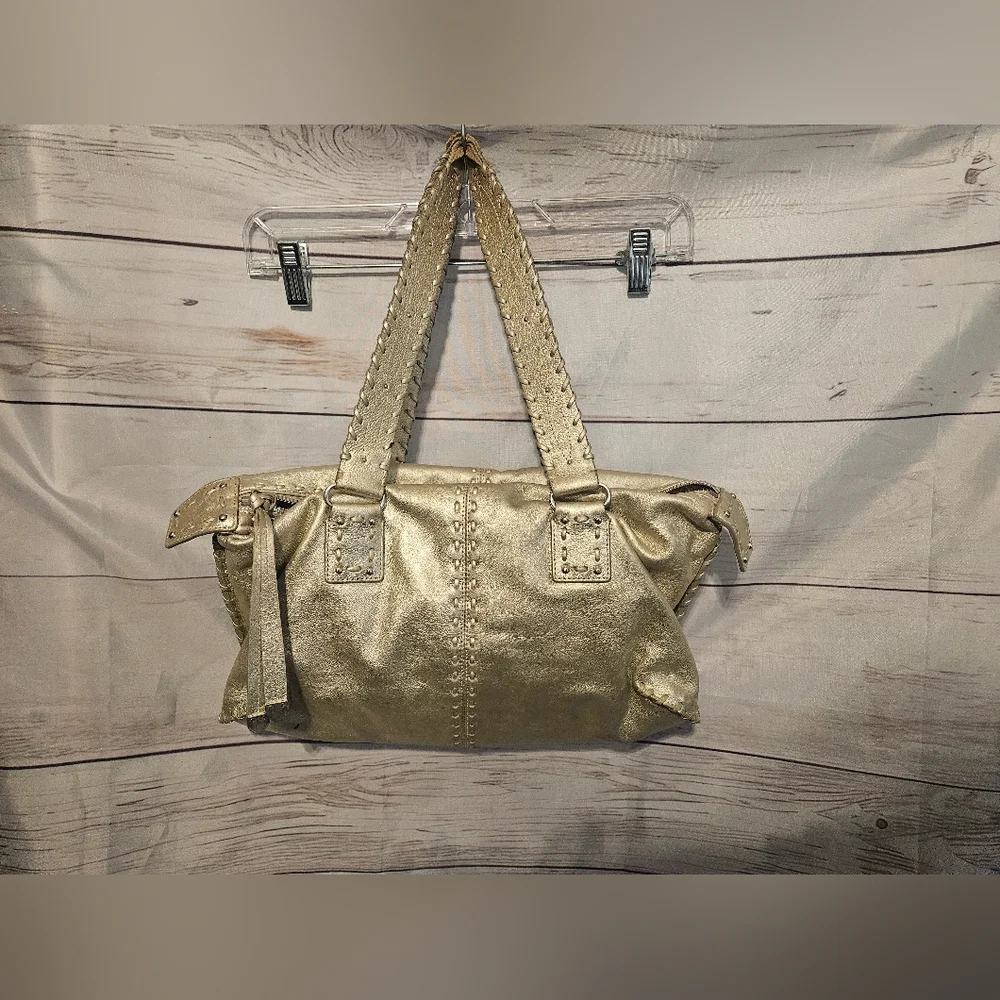 Michael KORS Gold Leather Bag - Picture 4 of 14